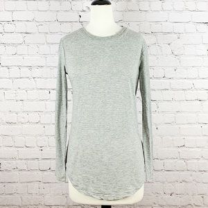 GAP ~ Slub Knit Striped Long Sleeve Tee Size M